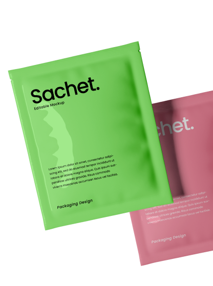 Sachet monodose avec encart publicitaire - Sicofor