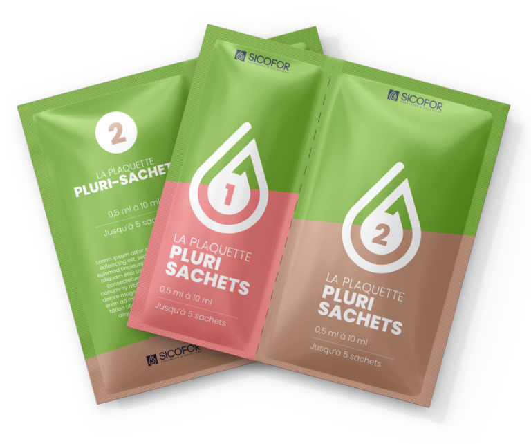 Plaquette pluri-sachets monodoses